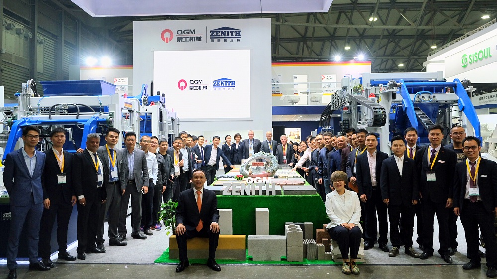 A engenhosidade abre o caminho, a inovação lidera o futuro - QGM com a alemã Zenith se destacam na Feira Shanghai Bauma 2018