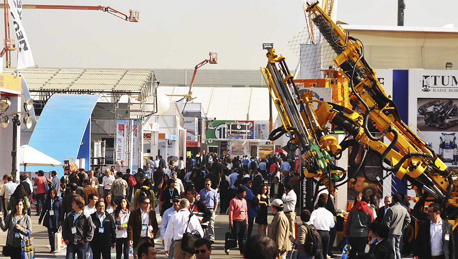 Máquinas Quangong participam da Exposição Internacional de Mineração do Chile