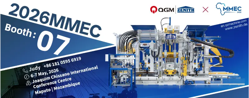 se prepara para apresentar soluções de máquinas de tijolos de alta eficiência na exposição MMEC de 2026