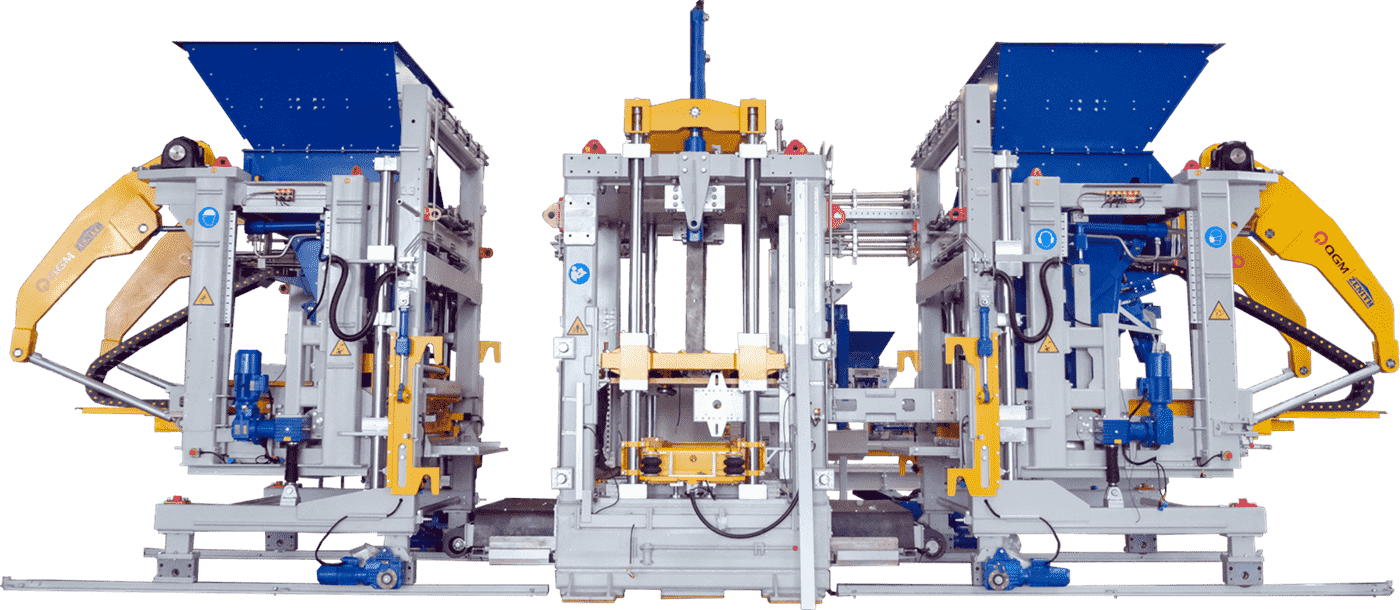 Máquina automática para fazer blocos